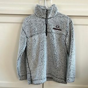 georgia fuzzy zip up
